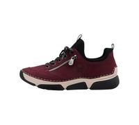 Rieker 45973-60 Zapatos con Cordones Textil & Sintético Mujer en Beige, Rojo, 41 EU