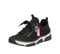 Rieker 45973, Mocasín Mujer, Schwarz, 38 EU