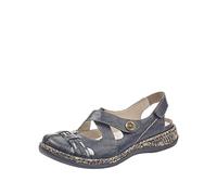 Rieker 46377 Mujer Bailarinas, Azul (Pazifik/Adria/Night Blue 14), 42 EU