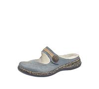 Rieker - 46391, Zuecos Mujer, Azul (Jeans), 40 EU