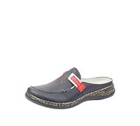 Rieker 46393 Mujer Zuecos, Azul (Navy/Rosso 15), 38 EU