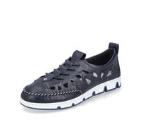 Rieker 49956, Zapatos Descalzos Mujer, Azul 14, 40 EU
