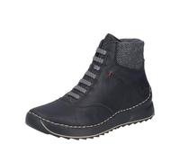 Rieker 51553 - Botas cortas para mujer, color negro, talla 40 EU, Negro, 40 EU