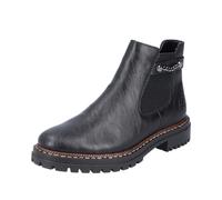 Rieker 52054, Botas Estilo Chelsea Mujer, Negro, 37 EU