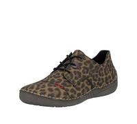 Rieker 52528, Zapatos con Cordones Mujer, Multicolor, 36 EU