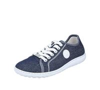 Rieker 52823, Zapato Descalzo Mujer, Blau, 39 EU