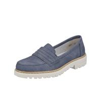 Rieker 54855, Mocasines Mujer, Azul, 36 EU