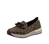 Rieker 58944, Mocasín Mujer, Leopardo, 40 EU