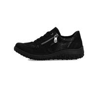 Rieker 59501 - Zapatos con Cordones para Mujer, Color Negro, Talla 38 EU, Negro, 38 EU