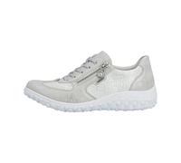 Rieker 59501 - Zapatos con Cordones para Mujer, Color Plateado y Platino, Talla 36 EU