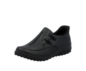 Rieker 59559, Mocasín Mujer, Negro, 36 EU