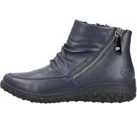 Rieker 59585 - Botas cortas para mujer, color azul, talla 43 EU, azul, 43 EU