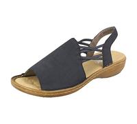 Rieker 608D1-14, Sandalias Punta Cerrada Mujer, Blau (Pazifik 14), 40 EU