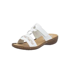 Rieker 608d1, Sandalias Mujer, Blanco, 39 EU