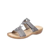 Rieker 608k1, Zuecos para Mujer, Gris (Stromboli), 38 EU