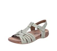 Rieker 61461, Sandalia con Pulsera Mujer, Verde, 37 EU