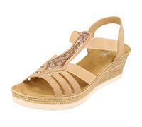 Rieker - 61913, Sandalias Punta Cerrada Mujer, Rosa (Altrosa), 39 EU