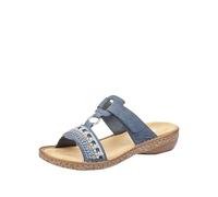 Rieker - 628m6, Mules Mujer, Azul (Baltik), 41 EU