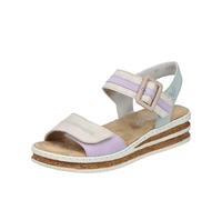 Rieker 62900, Sandalias de cuña Mujer, Multicolor, 39 EU