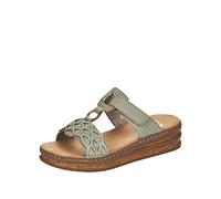 Rieker 629k9, Zuecos Mujer, Verde, 38 EU