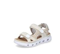 Rieker 64074, Sandalia Mujer, Beige 60, 36 EU
