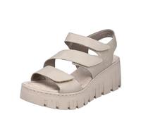 Rieker 68055, Sandalia Mujer, Beige, 42 EU