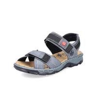 Rieker 68851, Sandalia Mujer, Azul, 40 EU