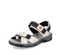 Rieker 68851, Sandalia Mujer, Blanco, 40 EU