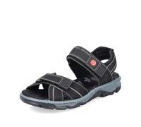 Rieker 68851, Sandalia Mujer, Negro, 38 EU