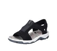 Rieker 68864, Sandalia Mujer, Negro, 40 EU