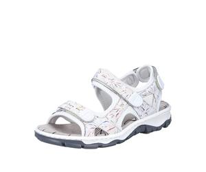 Rieker 68872 Sandalias de mujer, Blanco, 41 EU