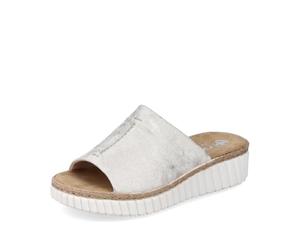 Rieker 69288, Pantuflas Mujer, Beige 60, 43 EU