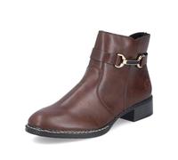 Rieker 73487, Botas Cortas al Tobillo Mujer, Negro, 39 EU