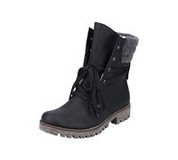 Rieker Botines con cordones negro, Talla 38