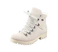 Rieker Botines con cordones crema / kitt, Talla 40