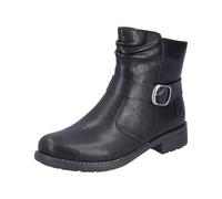 Rieker 79462 - Botas cortas para mujer, color negro, talla 39 EU, Negro, 39 EU