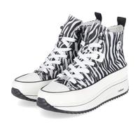 Rieker 90010 - Zapatillas Altas para Mujer, Color Blanco, Talla 38 EU