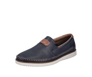 Rieker B2356, Mocasín Hombre, Azul, 43 EU