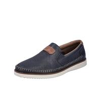 Rieker B2356, Mocasín Hombre, Azul, 44 EU
