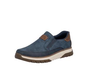 Rieker B9350, Mocasín Hombre, Azul, 47 EU