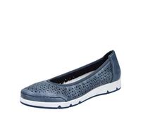Rieker Bailarina para Mujer L3065, Azul, Talla 38 EU, Azul, 38 EU