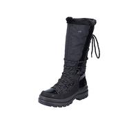 Rieker Botas altas para mujer X9084, Negro, 36 EU