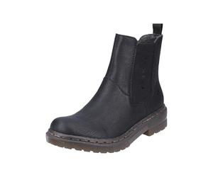 Rieker Botas Chelsea de mujer 78292, Negro, 36 EU