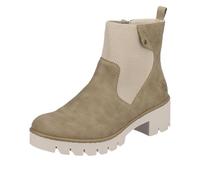 Rieker Botas Chelsea para mujer X5756, beige, 38 EU