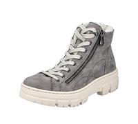 Rieker Botas con Cordones Beige, Gris, 43 EU