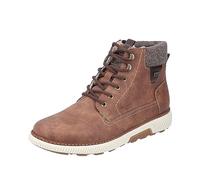 Rieker Botas con cordones para hombre B3342, marrón, 45 EU Weit