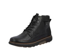 Rieker Botas con cordones para hombre B3342, Negro, 45 EU Ancho