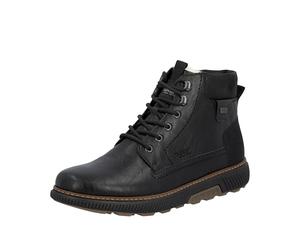 Rieker Botas con cordones para hombre B3342, Negro, 45 EU Ancho