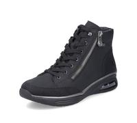 Rieker Botas con cordones para mujer M5610, color negro, talla 40 EU, Negro, 40 EU