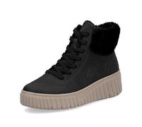 Rieker Botas con cordones para mujer N2504, color negro, talla 39 EU, Negro, 39 EU